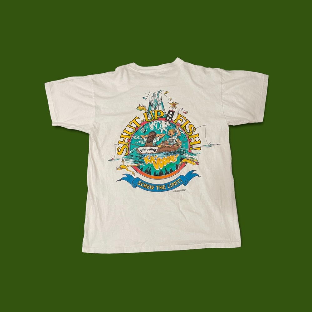 Vintage 90's · Shut up & Fish Tee